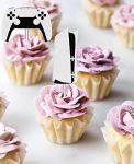 Video Game Controller Cupcake Toppers - 24pcs