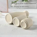 Beige Ceramic Vase Set of 3 for Home Decor