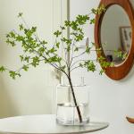 Clear Glass Vases Flower Vases for Centerpieces 9" Large Glass Cylinder Vase for Home Wedding Party Events Office Entryway Décor (Transparent)