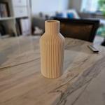 DOUMIYI Vase, White Ceramic Vase, Flower Vase, Minimalist Modern Home Decor, Matte Finish Pampas Grass Vase for Table, Fireplace, Shelf, Mantel, Entryway and Centerpieces