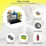 Maifan Kitchen Sink Caddy with Sponge and Brush Holder