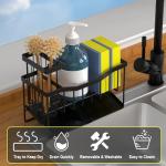 Maifan Kitchen Sink Caddy with Sponge and Brush Holder