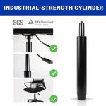 Rythalix 8" Office Chair Cylinder Replacement - Heavy Duty 1000lbs Class 4 Hydraulic Lift with Silent 360° Rotation, Universal Fit for Sinking Desk/Gaming Chairs