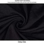 Deisy Dee ONLY Chair Cover Stretch Chair Slipcover Covers for Guest Reception Arm Chair (Black)