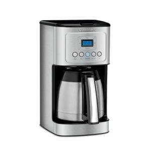 Cuisinart 12-Cup Coffee Maker, Programmable PerfecTemp Thermal Carafe Coffee Machine with 1-4 Cup Setting, Brew Strength Control and Brew Pause, Stainless Steel, DCC-3400NAS, Silver