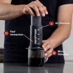 AeroPress Original Coffee Press – 3 In 1 Brew Method Combines French Press, Espresso, Full Bodied Coffee Without Grit or Bitterness, Small Portable Coffee Maker for Camping & Travel