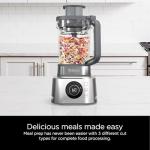 Ninja Blender & Food Processor Combo, Foodi Power Blender System for Smoothies, Bowls, Spreads & Shakes, 6 Functions, 72-oz Pitcher, To-Go Cups, Silver, SS401