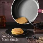 CAROTE 21pcs Pots and Pans Set, Nonstick Cookware Set Detachable Handle, Induction Kitchen Cookware Sets Non Stick with Removable Handle, RV Cookware Set, Gold and Purple