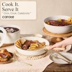 CAROTE 17pcs Pots and Pans Non Stick, Cookware Sets Detachable Handle, Induction Kitchen Pots and Pans,NonStick Cooking Set, Oven/Dishwasher/Fridge Safe, Space Saving