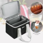 Hand Mixer Carrying Bag Compatible with KitchenAid 5/6/ 7/9 Ultra Power Speed Hand Mixers,Portable Travel Storage Case Bag Fits for Kitchen Aid Mixer Accessories,Black/Grey (Bag Only)