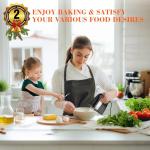 GUALIU 450W Electric Hand Mixer, 5-Speed Large Handheld Mixer Food Mixer with 304 Stainless Steel Beaters, Dough Hooks & Storage Bag, Kitchen Blender for Baking & Cooking, Turbo Boost/Black