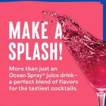 Ocean Spray® Cosmopolitan Cocktail Mixer, Drink Mixer Made with Real Fruit Juice, 32 Fl Oz Bottle