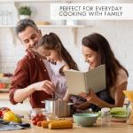 ZICOTO Aesthetic Blank Recipe Book with Waterproof Cover - The Perfect Recipe Notebook To Write In Your Own Recipes - Beautiful Blank Cookbook to Organize Your Recipes