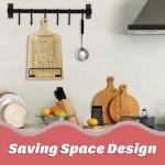 Funistree Kitchen Conversion Chart Cookbook Stand, Sturdy Wood Cook Book Holder, Recipe Cookbook Holder Stand with Kitchen Counters, Kitchen Baking Gifts for Women, Accessiores for Holding Cookbook