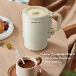 Premium Travel-Friendly Foldable Electric Kettle - 21oz Hot Water Boiler with for Coffee, Tea & Instant Drinks, Portable & Space-Saving Design for Camping, RV Trips & Hotel Stays, US Plug