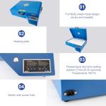 A3+ A3 A4 DTF Oven Dryer with Temperature Control for Heat Transfer Printing DTF Power, Open Top Model with DTF Oven Curing Transfer Film 13.8in x 19.3in