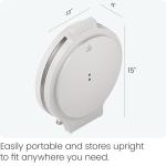 Chefman Everything Maker & Pizza Oven – 1440W Countertop Electric Pizza Maker with 12” Nonstick Cooking Plates, Plus Makes Quesadillas, Omelettes and More, with Indicator Lights and Vertical Storage