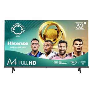 Hisense 32-Inch Class A4 Series FHD 1080p Smart Fire TV (32A4NF, 2025 Model) - DTS Virtual: X, Slim Bezel Design, Alexa Built in