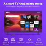 Roku Smart TV 2025 – 65-Inch Plus Series, Mini-LED TV – RokuTV with Enhanced Voice Remote – Flat Screen 4K QLED Television with Dolby Vision & Wi-Fi for Streaming Live Local News, Sports
