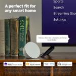 Roku Smart TV 2025 – 65-Inch Plus Series, Mini-LED TV – RokuTV with Enhanced Voice Remote – Flat Screen 4K QLED Television with Dolby Vision & Wi-Fi for Streaming Live Local News, Sports