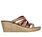 Skechers Women's Wedge Sandal in Luggage