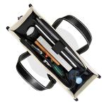 TOPDesign Initial Laptop Tote Bag for Women, Stylish Canvas Bag for 15.7 Inch Computer, Personalized Monogrammed Work Purse, Large Casual Business Briefcase, Office Handbag, Perfect Gifts for Her