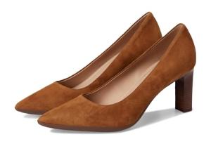Cole Haan Women's Grand Ambition 2.0 Angelica Pumps, Tobacco Suede/Brown Stack, 8.5-B US