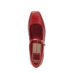 Dolce Vita Women's Reyes Ballet Flat, Red, 11
