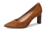 Cole Haan Women's Grand Ambition 2.0 Angelica Pumps, Tobacco Suede/Brown Stack, 8.5-B US
