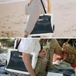 Dotpraise Chic Canvas Tote with Fashion-Inspired Print – Funny Gift Bag for Women, Stylish Holiday Present, Foldable Everyday Carryall