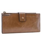 Luxury Genuine Leather RFID Blocking Clutch Wallet