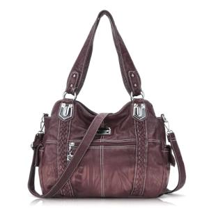 Angel Barcelo Large Purses for Women Soft PU Leather Hobo Bag for Women Shoulder Bag