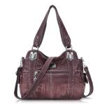 Angel Barcelo Large Purses for Women Soft PU Leather Hobo Bag for Women Shoulder Bag