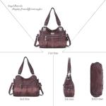 Angel Barcelo Large Purses for Women Soft PU Leather Hobo Bag for Women Shoulder Bag