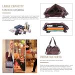 Angel Barcelo Large Purses for Women Soft PU Leather Hobo Bag for Women Shoulder Bag