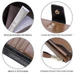 Luxury Genuine Leather RFID Blocking Clutch Wallet
