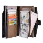 Luxury Genuine Leather RFID Blocking Clutch Wallet