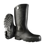 DUNLOP Chesapeake Waterproof Black Plain Toe Shoes