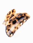Prettyou Handmade Celluloid Acetate Barrettes Tortoise Shell Claws Hair Claw Luxury Fashion Accessories Hair Clip for Women, Pack of 2 (Tortoise Shell)
