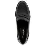 LONDON FOG Womens Castille Loafer Womens Dress Shoe Black 8.5