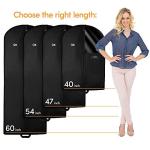 Luxury Storage Garment Bag for Men and Women Shirt, Blouse, Wool Sweater, Suit Jacket | 40 Inch + 5 Inch Gusset | Premium Hanging, Breathable, Foldable Clothes Protector and Travel Cover