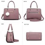 Xiaoyu Small Purses and Handbags for Women Ladies Fashion Crossbody bag Top Handle Satchel Shoulder Bags Totes (Dark Purple)