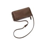 JOLLQUE Crossbody Bag for Women, Luxury Small Barrel Clutch, Suede Handbag Purse, Autumn Winter Shoulder Hobo Bags With Zipper,Suede Bag(Coffee Suede)