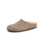 ATBELL Leopard Print Suede Clogs with Arch Support