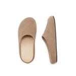 ATBELL Leopard Print Suede Clogs with Arch Support