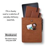 Brown Bookaroo Book & Stuff Pouch