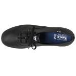 Keds Women's Champion Leather Lace-Up Sneaker - Black