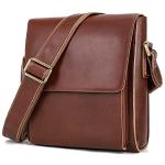 Augus Vintage Leather Crossbody Bag for Men