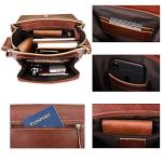 Augus Vintage Leather Crossbody Bag for Men