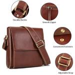 Augus Vintage Leather Crossbody Bag for Men